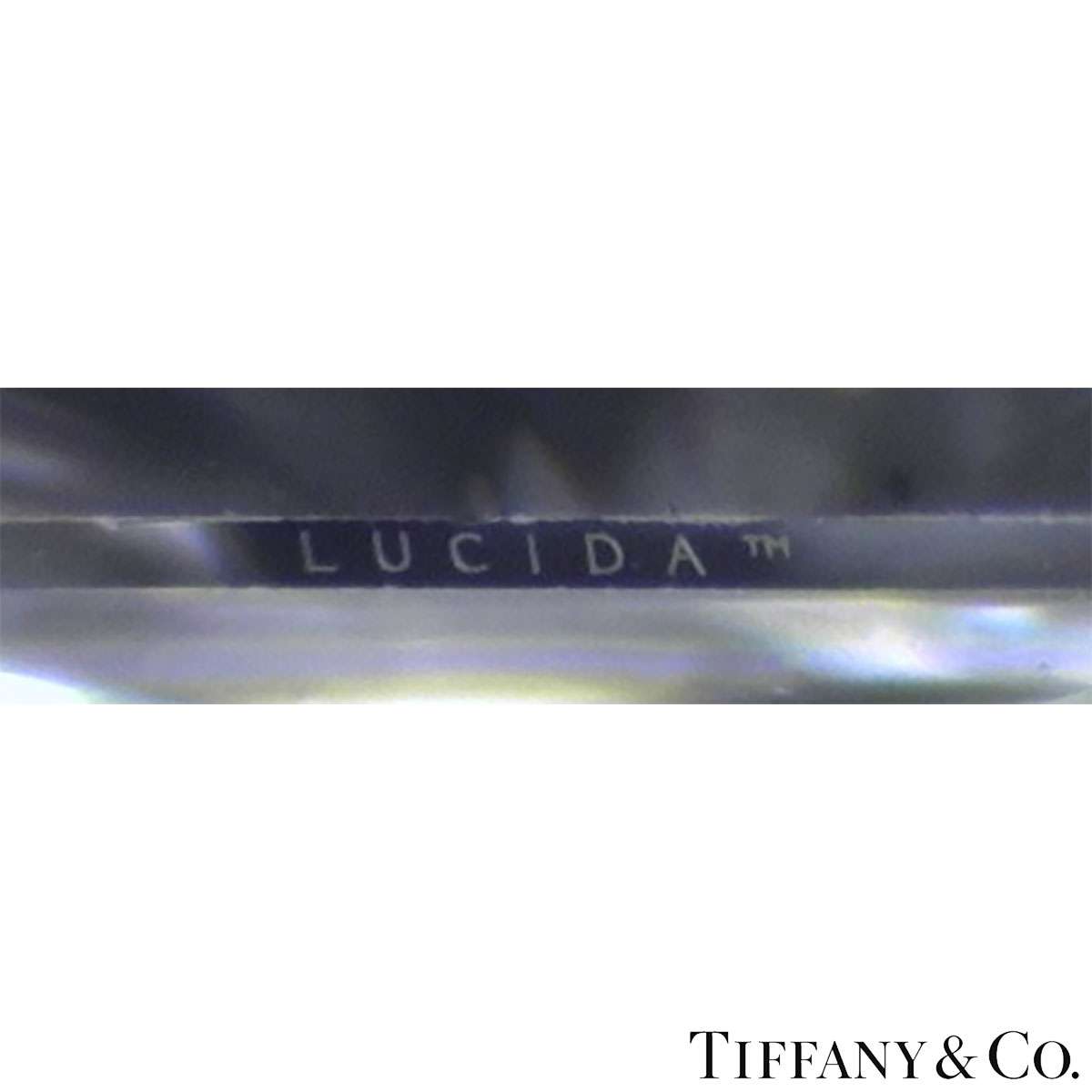 Tiffany & Co. Platinum Lucida Cut Diamond Ring 1.27ct E/VS1